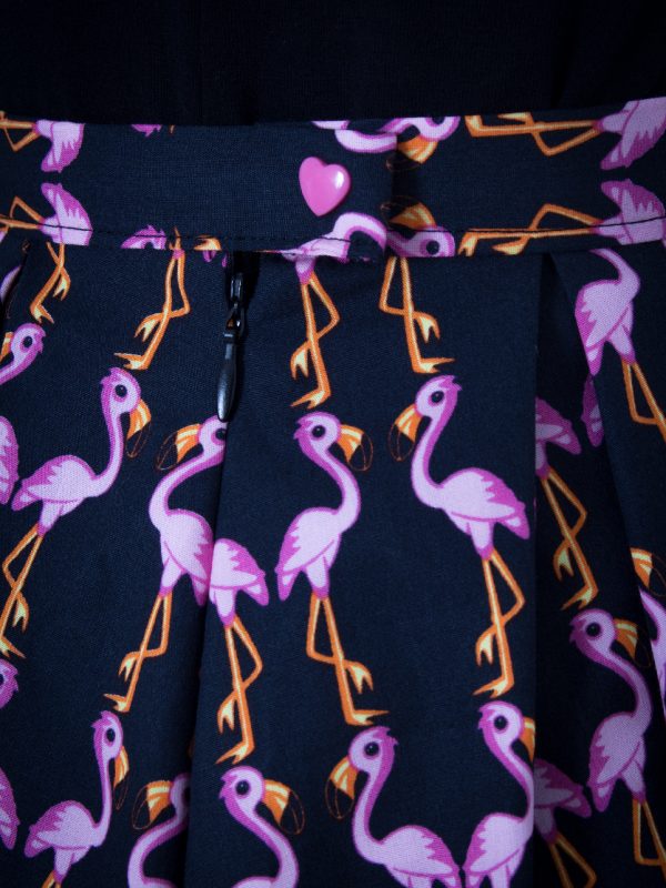 Illustration: Flamingos bitten zum Tanz